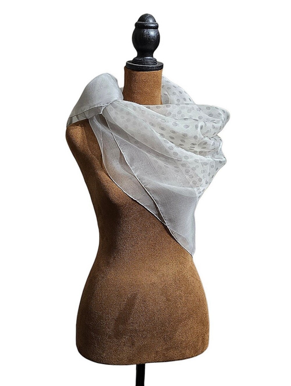 CHRISTIAN DIOR ORGANZA SCARF